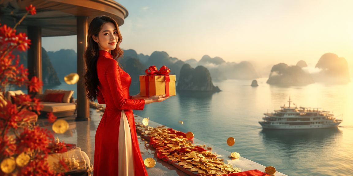 Không gian casino và cá cược thể thao hiện đại tại Việt Nam với ánh sáng đỏ đặc trưng